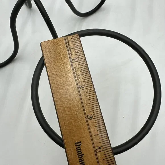 Longaberger Wrought Iron Dessert Caddy Condiment Bowl Holder Stand - Picture 3 of 4